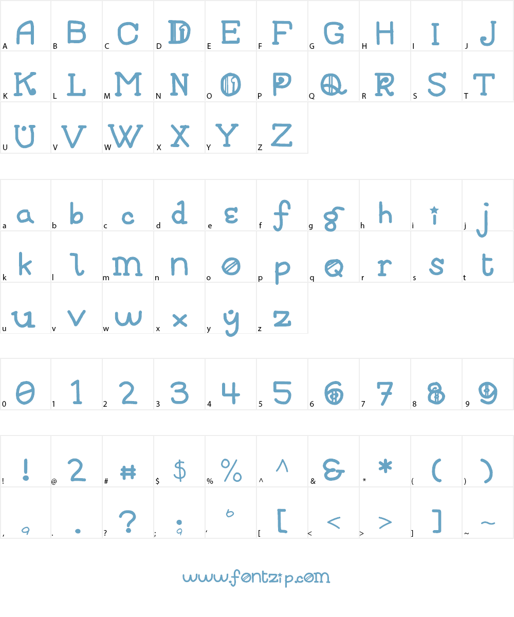 Oktavia von Seckendorff Remix Font Character